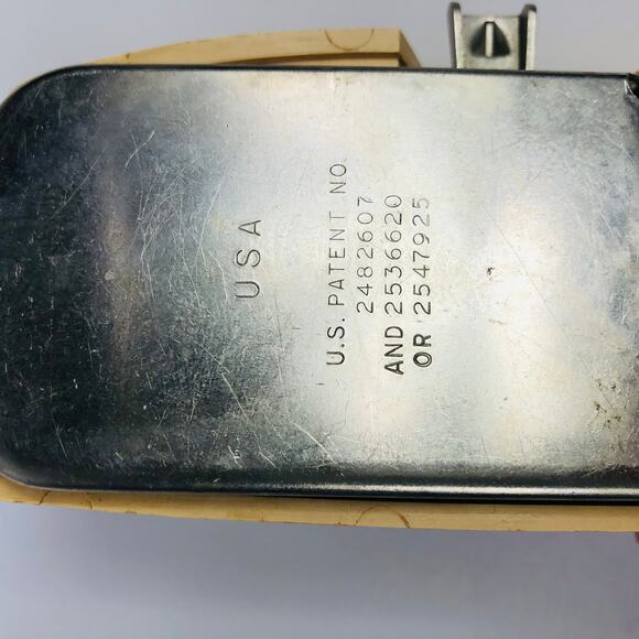 VTG SINGER 1960's Buttonholer Sewing Machine Attachment 6 Templates & Case MCM - Picture 7 of 10